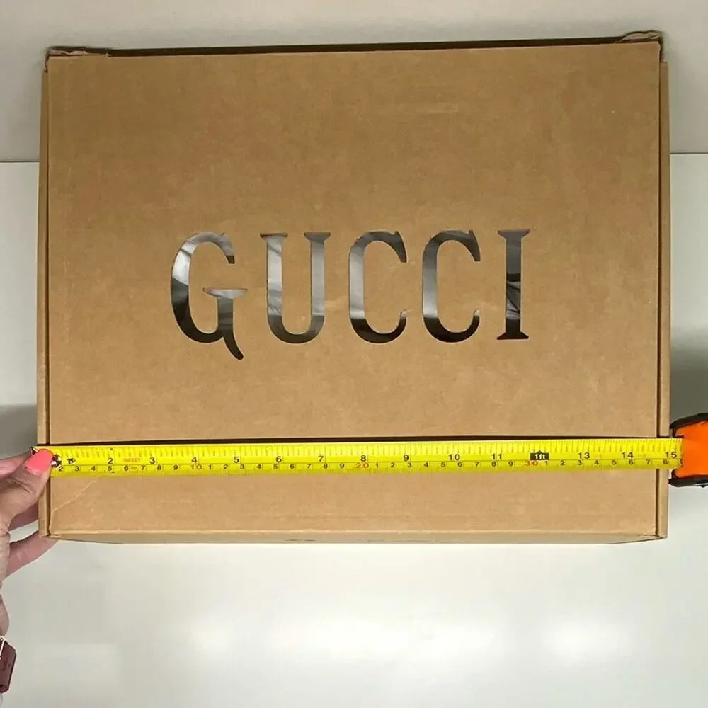 Gucci x Equilibrium | Shoe Box | Tan | H11.25 x W15 x D5.25 inch